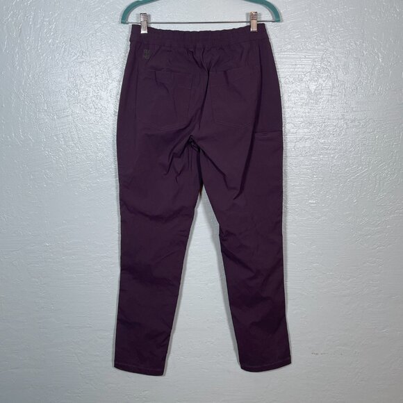 Duluth Trading Women 8 Purple AKHG Access Point Pull-On Slim Leg Pants Gorp - Picture 5 of 10